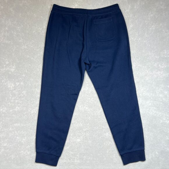 Polo Ralph Lauren Navy Blue Drawstring Joggers Pants Cotton Blend Men's Size XL - Picture 9 of 10